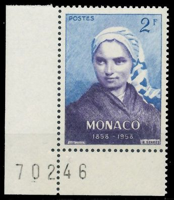 MONACO 1958 Nr 591 postfrisch ECKE-ULI X3BA6EE