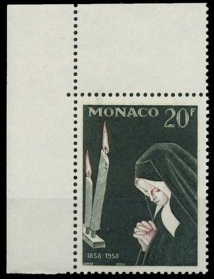 MONACO 1958 Nr 597 postfrisch ECKE-OLI X3BA72E