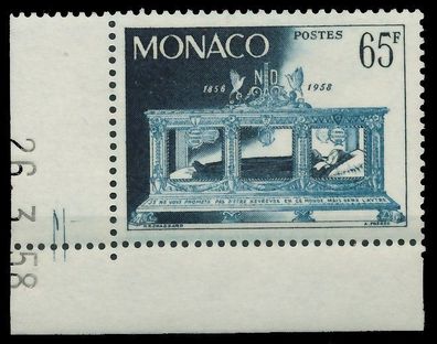 MONACO 1958 Nr 600 postfrisch ECKE-ULI X3BA792