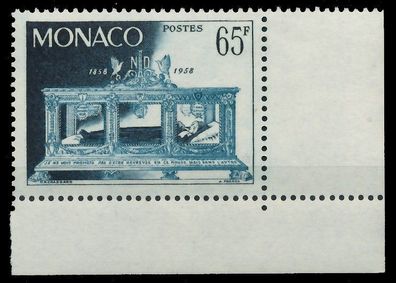 MONACO 1958 Nr 600 postfrisch ECKE-URE X3BA796