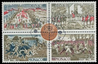 MONACO 1963 Nr 748-751 gestempelt Viererblock X3EEF86