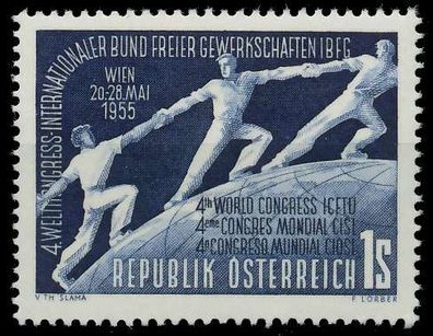 Österreich 1955 Nr 1018 postfrisch X75E976