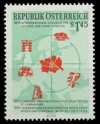 Österreich 1956 Nr 1027 postfrisch X75E982