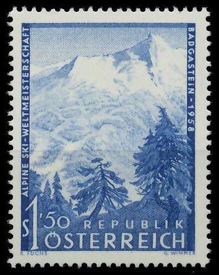 Österreich 1958 Nr 1040 postfrisch X75E992