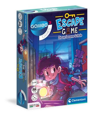 Clementoni 59228 Escape Game - Die verlassene Schule, Escape Room