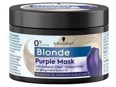 Schwarzkopf Blond Lila Maske, 150ml - Haarpflege-Pflege