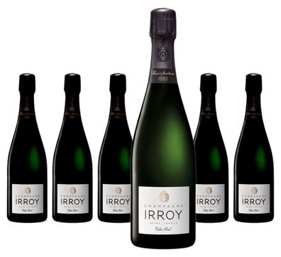 6 x Champagne Irroy Extra Brut