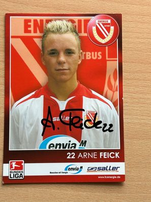 Arne Feick - Energie Cottbus - Autogrammkarte original signiert #S4808
