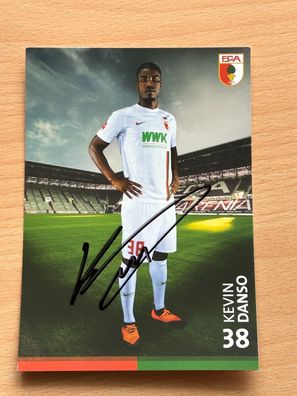 Kevin Danso - FC Augsburg - Autogrammkarte original signiert #S4838