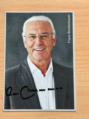 Franz Beckenbauer - DFB - Autogrammkarte original signiert #S4802
