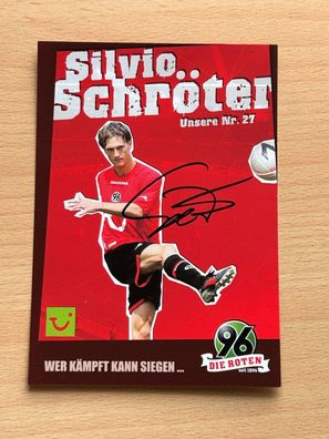 Silvio Schröter - Hannover 96 - Autogrammkarte original signiert #S4826
