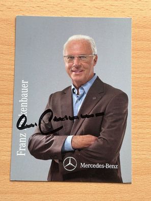 Franz Beckenbauer - DFB - Autogrammkarte original signiert #S4803