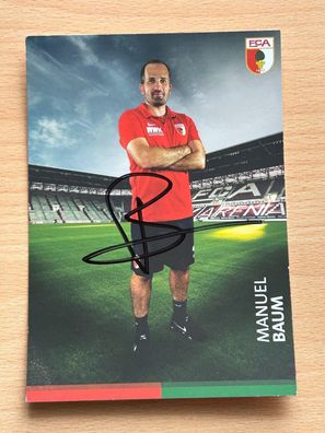 Manuel Baum - FC Augsburg - Autogrammkarte original signiert #S4834