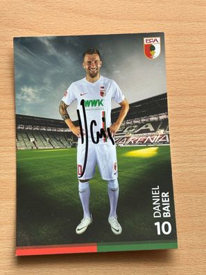 Daniel Baier - FC Augsburg - Autogrammkarte original signiert #S4828
