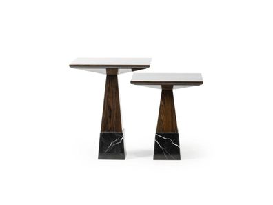 Wohnzimmer Tische Set 2x Beisteltisch Design Kaffeetisch Holz Einrichtung