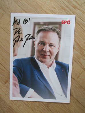 Österreich SPÖ Vorsitzender Andi Babler - handsigniertes Autogramm!!!