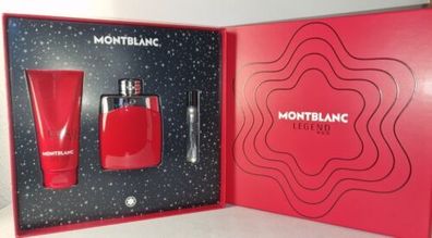 Montblanc Legend Red Set Eau de Parfum 100ml + EDP 7,5ml + Duschgel 100ml