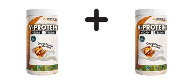 2 x ProFuel V-Protein 8K Blend (750g) Choco Peanut Caramel