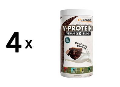4 x ProFuel V-Protein 8K Blend (750g) Chocolate Brownie
