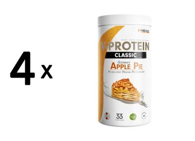 4 x ProFuel V-Protein Classic (1000g) Apple Pie