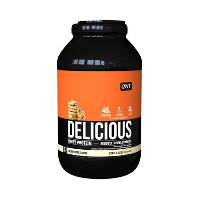QNT Delicious Whey Protein (2200g) Creamy Cookie