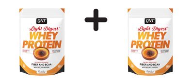 2 x QNT Light Digest Whey Protein (500g) Creme Brulee