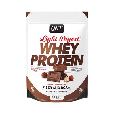 QNT Light Digest Whey Protein (500g) Hazelnut Chocolate