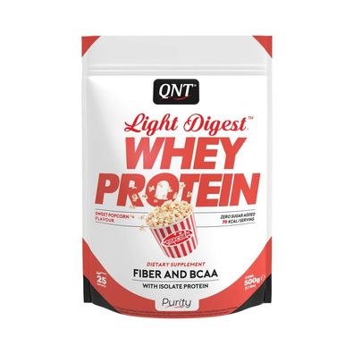 QNT Light Digest Whey Protein (500g) Sweet Popcorn