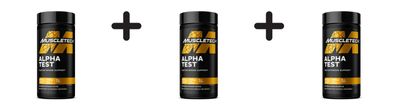 3 x Muscletech Alpha Test EU (120 Caps) Unflavoured