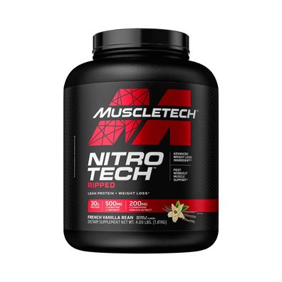 Muscletech Performance Series Nitro-Tech Ripped (4lbs) French Vanilla Swirl