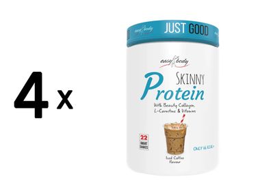 4 x QNT Skinny Protein (450g) Iced Coffee