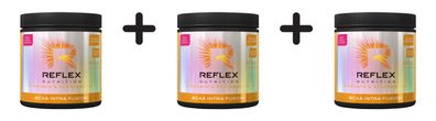 3 x Reflex Nutrition BCAA Intra Fusion (400g) Fruit Punch