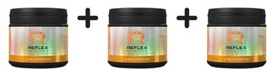 3 x Reflex Nutrition L-Glutamine (250g)