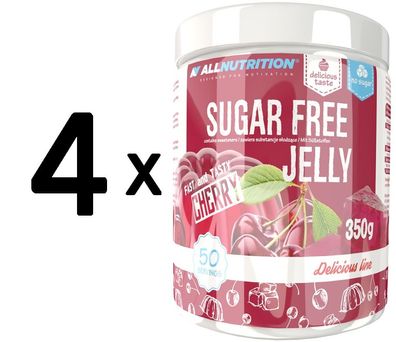 4 x Sugar Free Jelly, Cherry - 350g