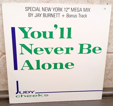 12" Maxi Vinyl Judy Cheeks * You´ll never be alone