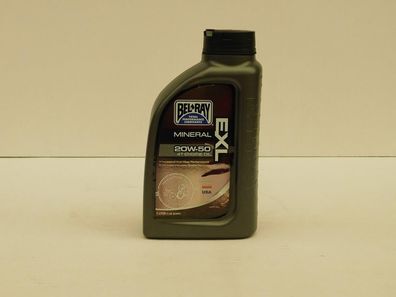 Bel-Ray EXL 20W-50 1 Ltr mineralisches Premium Motoröl