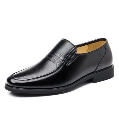 Lederschuhe Slip-On Herren Business Formal Wear Schuhe Atmungsaktive Casual Slip-On