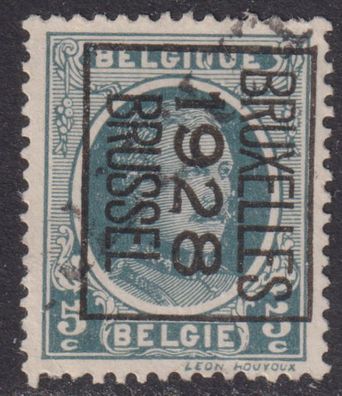 Belgien PRE172B Vorausentwertung mit Stempel REBUT #057719