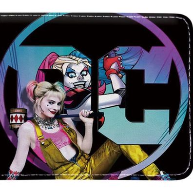 Margot Robbie DC Harley Quinn Brieftasche - DC Geldbörsen Portemonnaies Geldbeutel