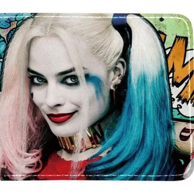 Margot Robbie Harley Quinn Brieftasche - DC Geldbörsen Portemonnaies Geldbeutel