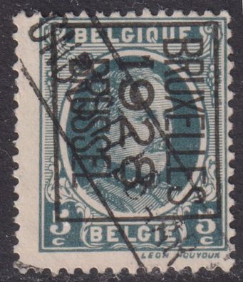 Belgien PRE172B Vorausentwertung mit Stempel REBUT #057751
