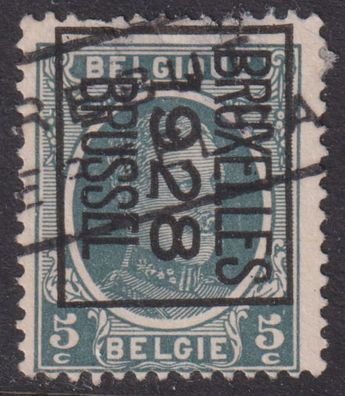 Belgien PRE172B Vorausentwertung mit Stempel REBUT #057752