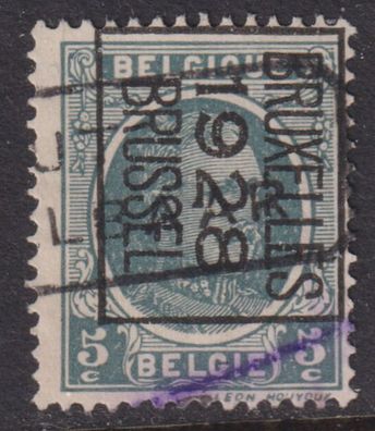 Belgien PRE172B Vorausentwertung mit Stempel REBUT #057754