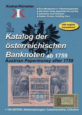 Katalog der ?sterreichischen Banknoten ab 1759, Johann Kodnar