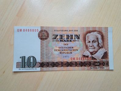 DDR 10 Mark Banknote Geldschein Reproduktion