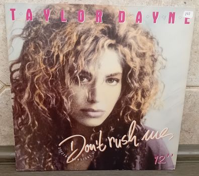 12" Maxi Vinyl Taylor Dayne - Don´t rush me