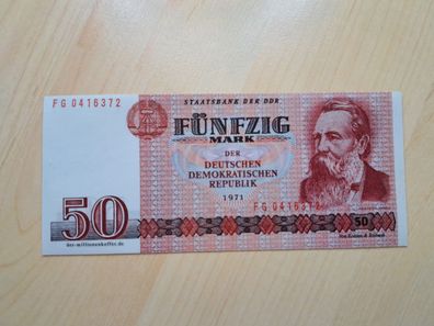 DDR 50 Mark Banknote Geldschein Reproduktion