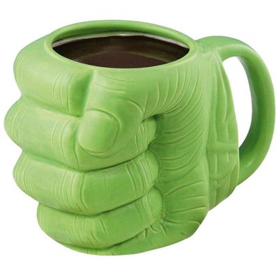 The Incredible Hulk Tasse mit Hulk´s 570ml Becher - Keramikbecher mit Hulk´s Hand