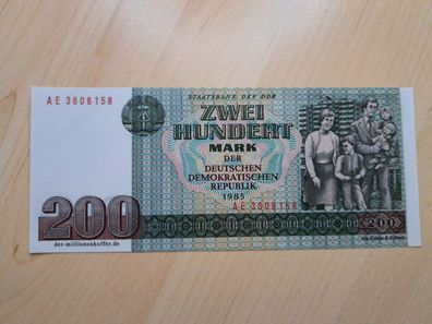DDR 200 Mark Banknote Geldschein Reproduktion