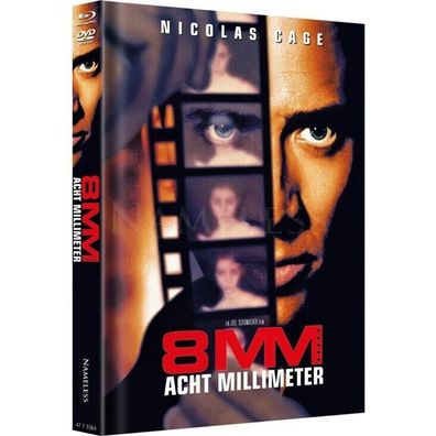 8 MM - Acht Millimeter - Uncut Mediabook wattiert Blu-ray + DVD NEU/ OVP FSK18!